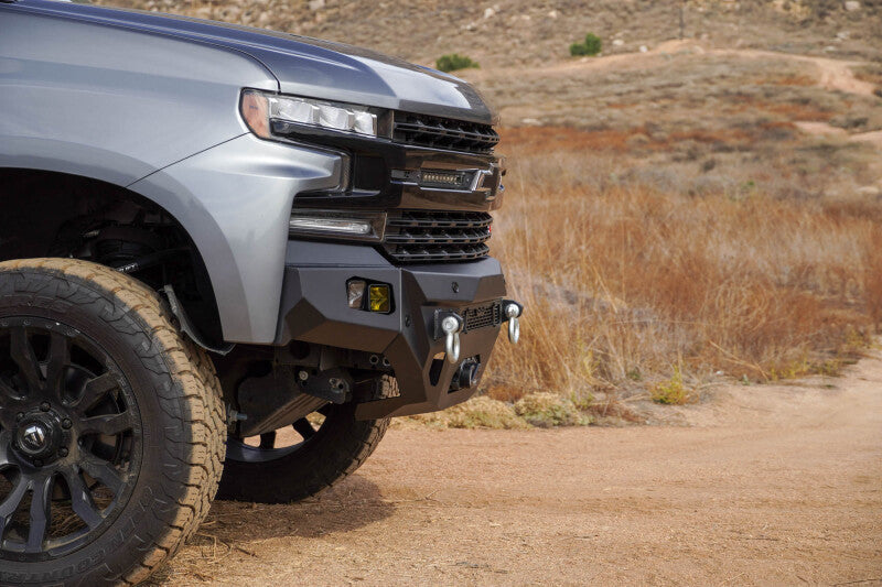 DV8 Offroad SPEC Series Front Bumper — Fits 2019-2021 Chevrolet Silverado 1500