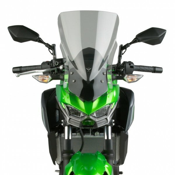 National Cycle 24+ Kawasaki Z500 - Vstream Mid Windshield - Light Tint