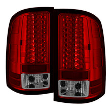 Cargar imagen en el visor de la galería, Spyder GMC Sierra 07-13 (Not 3500 Dually 4 Rear Wheels)LED Tail Lights Red Clear ALT-YD-GS07-LED-RC