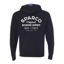 Cargar imagen en el visor de la galería, Sparco Sweatshirt ZIP Garage BLK - Medium