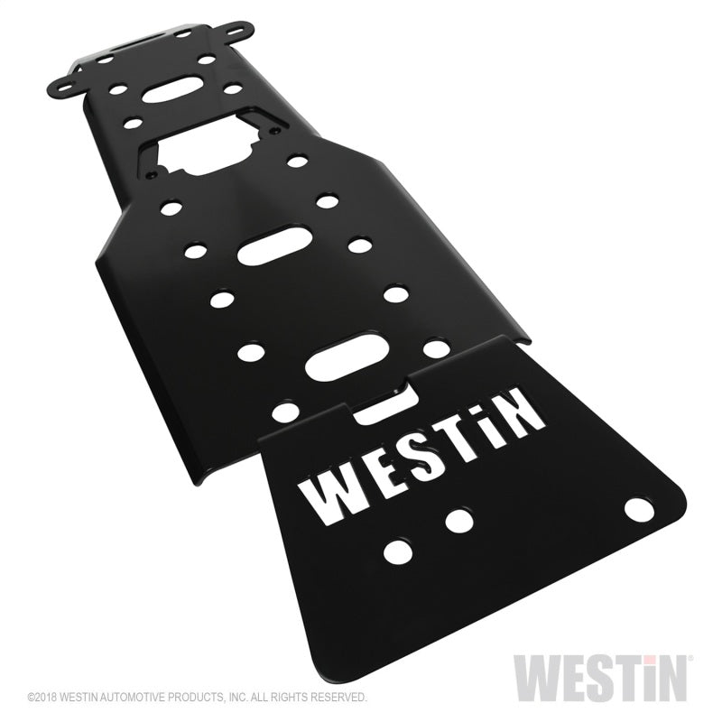 Westin/Snyper 07-11 Jeep Wrangler Transmission Pan Skid Plate - Textured Black