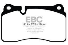 Cargar imagen en el visor de la galería, EBC 11-14 Audi TT RS 2.5 Turbo Yellowstuff Front Brake Pads