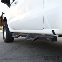 Cargar imagen en el visor de la galería, Westin 2019 Chevrolet Silverado / GMC Sierra 1500 Crew Cab Drop Nerf Step Bars - Textured Black