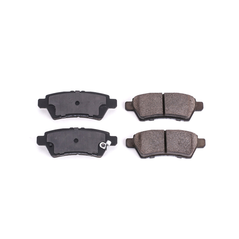 Power Stop 05-12 Nissan Pathfinder Rear Z16 Evolution Ceramic Brake Pads