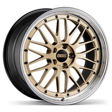 Load image into Gallery viewer, BBS LM 20x12 5x130 ET72 CB71.6 Gold Wheel w/ Diamond Cut Machined Lip