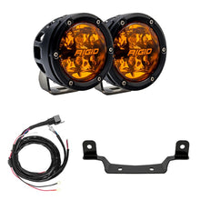 Cargar imagen en el visor de la galería, Rigid Industries 2017+ Polaris Pro R/Turbo R Revolve Amber PRO A-Pillar Light Kit