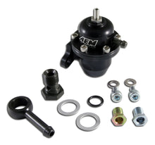 Cargar imagen en el visor de la galería, AEM 96-97 Acura CL / 94-97 Accord / 96-00 Civic Ex Black Adjustable Fuel Pressure Regulator