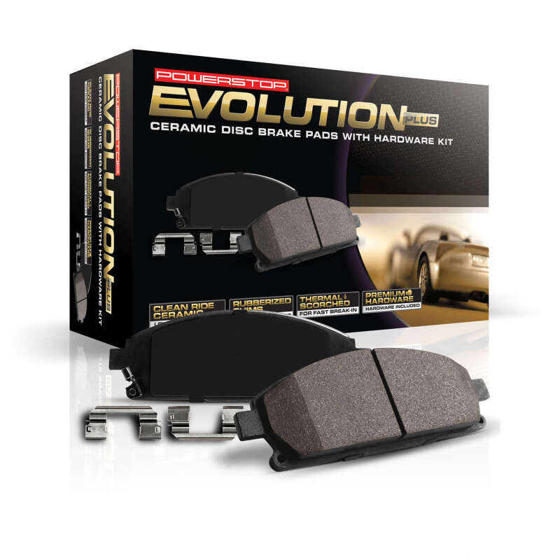 Power Stop 21-23 Lincoln Nautilus Front Z17 Evo Ceramic Pad w/Hardware