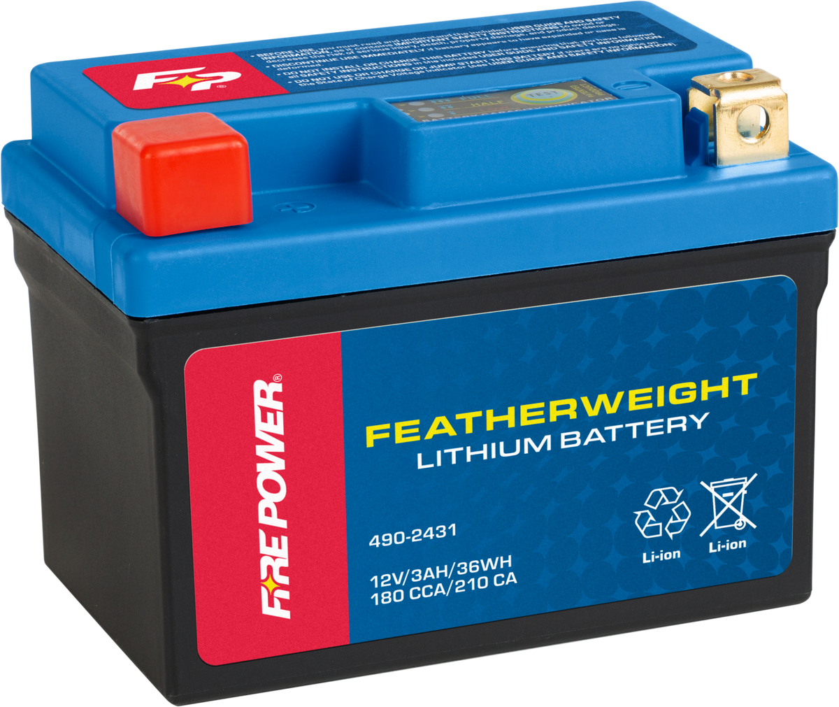 Fire Power Featherweight Lithium Battery 180 CCA 12V/36WH (LFP02-B)