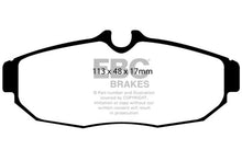 Cargar imagen en el visor de la galería, EBC 05-10 Ford Mustang 4.0 Yellowstuff Rear Brake Pads