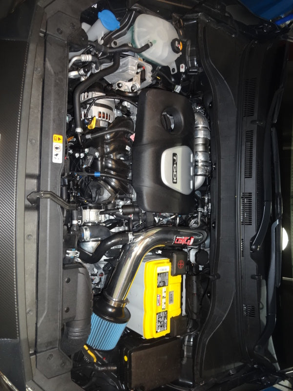 Sistema de admisión de aire frío para Hyundai Kona L4-1.6L Turbo Laser Black IS Short Ram 18-20