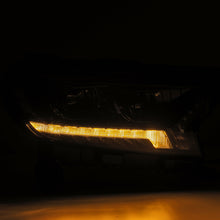 Cargar imagen en el visor de la galería, AlphaRex 19-21 Ford Ranger LUXX LED Proj Headlights Plank Style Alpha Black w/Seq Signal/DRL