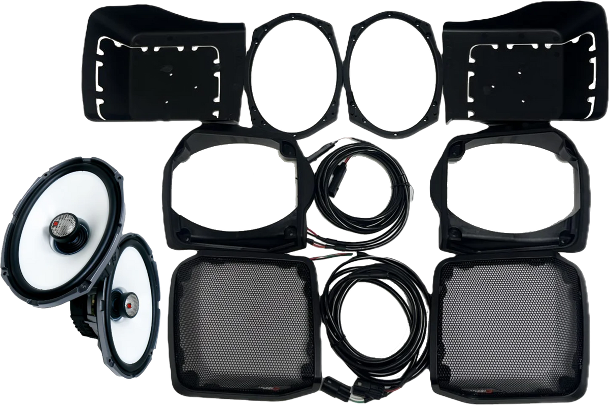 Cerwin Vega 6"X9" CUT in LID KIT w/ SM69F4 FLH/T 1998-2013 Bags (RPMSM69413LK)