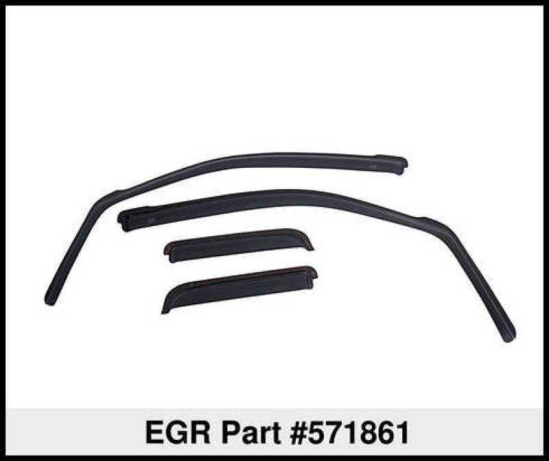 Viseras para ventanas en canal EGR 15+ para Chevy Tahoe/GMC Yukon - Juego de 4 (571861)