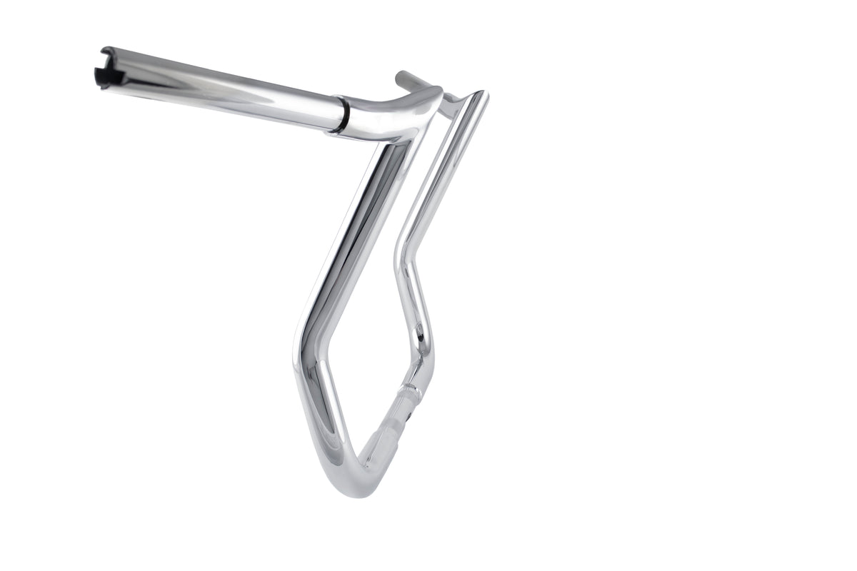 Baggernation 12" Monkey Bagger Bars Chrome `86-23 FLH/FLT (MBB125-12 C)