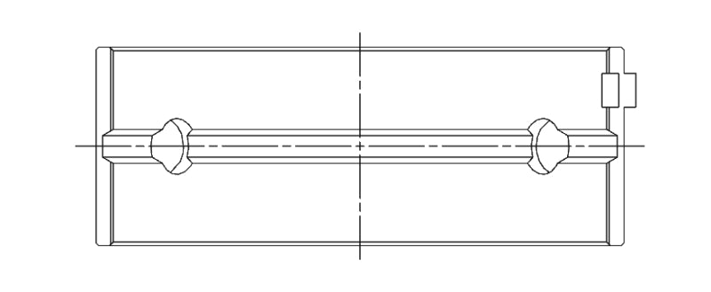 Juego de cojinetes principales de alto rendimiento y gran tamaño de 0,25 mm para ACL Mitsubishi 4G63/4G64, 6 pernos, primera generación, DSM