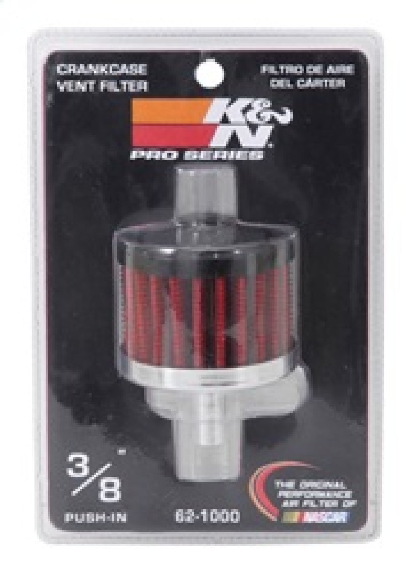 K&N Steel Base Crankcase Vent Filter — Universal Fit Air Filters
