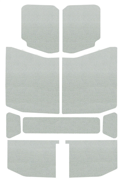 DEI Boom Mat Headliner - 9 Piece White - 18-23 Jeep Wrangler JL 4-Door