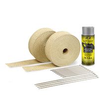 Load image into Gallery viewer, DEI Exhaust Wrap Kit - Tan Wrap &amp; Aluminum HT Silicone Coating