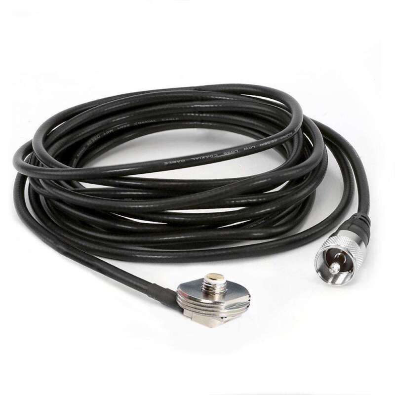 Rugged Radios 13 Ft Antenna Coax Cable with 3/8 NMO Mount (NMO-MT-13)