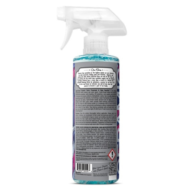 Chemical Guys HydroThread Ceramic Fabric Protectant & Stain Repellent 16oz — Interior Fabric Care