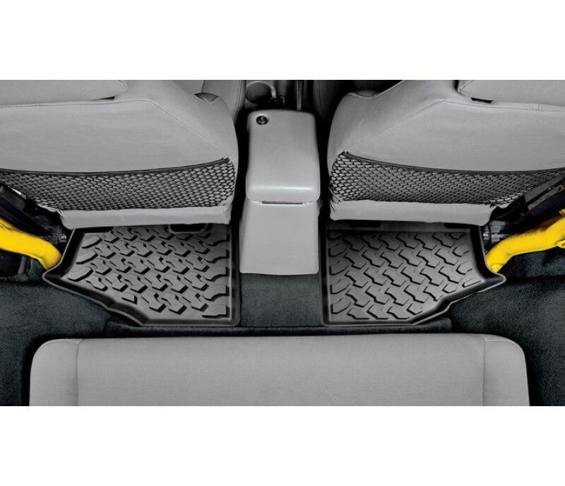 Bestop Rear Floor Mats - Black — Fits '97-'06 Wrangler TJ