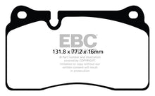 Cargar imagen en el visor de la galería, EBC 11-14 Audi TT RS 2.5 Turbo Yellowstuff Front Brake Pads