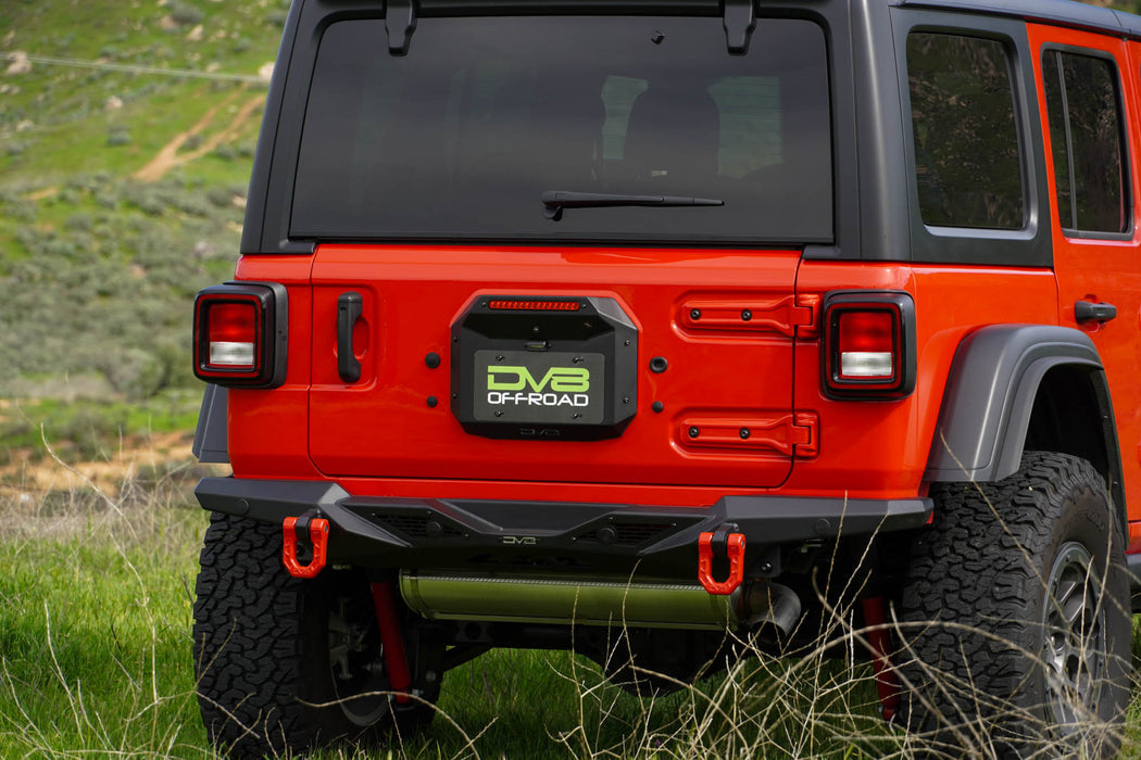 DV8 Offroad Jeep Wrangler JL Spare Tire Delete Kit