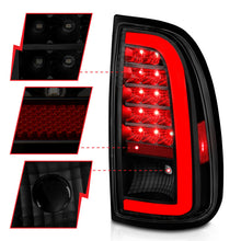 Cargar imagen en el visor de la galería, ANZO 00-06 Toyota Tundra (Std. Bed/Reg Cab) LED Taillights w/Light Bar Black Housing Smoke Lens