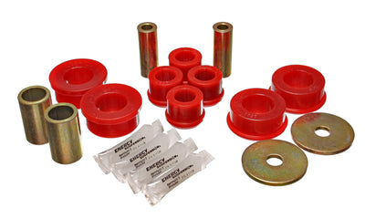 Energy Suspension Hyper-Flex Front Control Arm Bushing Set Red — Fits 02-07 Subaru Impreza WRX STI