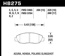 Cargar imagen en el visor de la galería, Hawk 1997-1997 Acura CL 2.2 HPS 5.0 Front Brake Pads