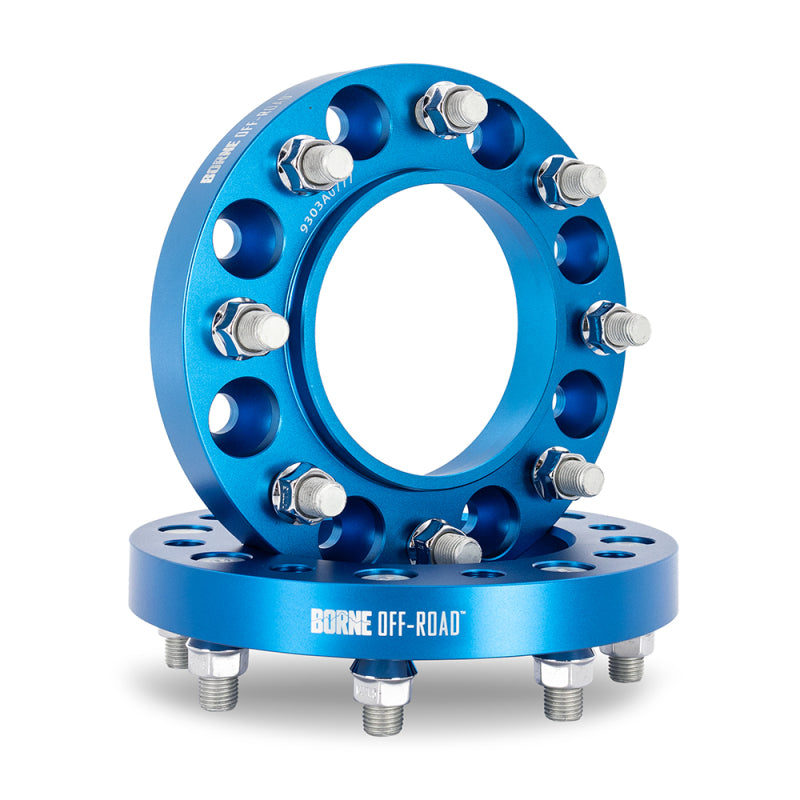 Mishimoto Wheel Spacers - 8X170 - 125 - 38.1mm - M14 - Blue (BNWS-002-381BL)