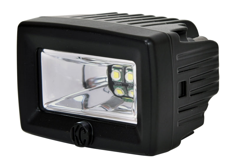 KC HiLiTES C-Series C2 LED 2in Backup Area Flood Light 20W (Pair Pack) - Black