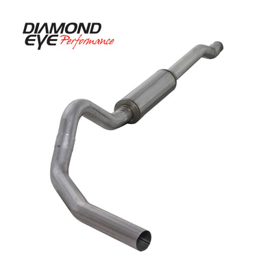 Diamond Eye 4in Catback Aluminized Exhaust — Fits 03-07 Ford 6.0L F250/F350
