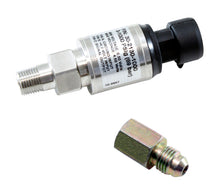 Cargar imagen en el visor de la galería, AEM 1000 PSIg Stainless Sensor Kit - 1/8in NPT Male Thread to -4 Adapter