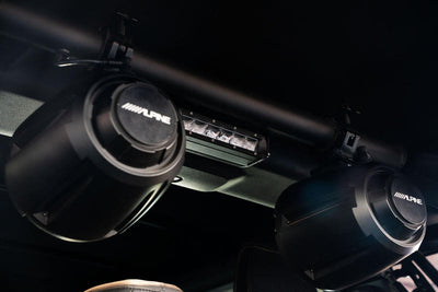 DV8 Offroad Rear Speaker & Light Mount Bar — Fits 2021-2025 Ford Bronco
