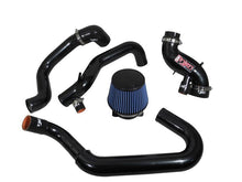 Cargar imagen en el visor de la galería, Injen 03-06 Evo 8/9/MR Cast Aluminum Intake System w/ Full Intercooler Piping Black Short Ram Intake