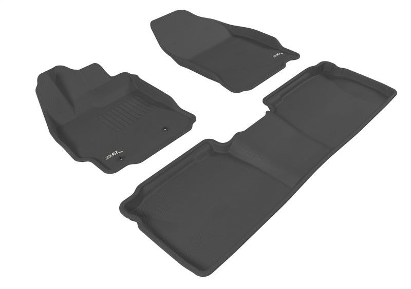 3D MAXpider Kagu Floor Mats - Black — Fits 2011-2013 Scion tC
