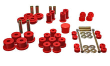 Cargar imagen en el visor de la galería, Energy Suspension 67-73 Ford Mustang Red Hyper-flex Master Bushing Set