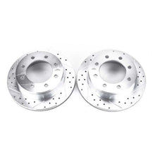 Cargar imagen en el visor de la galería, Power Stop 02-06 Chevrolet Avalanche 2500 Rear Evolution Drilled &amp; Slotted Rotors - Pair