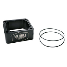 Load image into Gallery viewer, Wehrli 98.5-07 Dodge 5.9L Cummins Billet Intake Spacer Kit - Black Anodized &amp; Engraved Finish