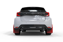 Cargar imagen en el visor de la galería, Rally Armor 20-22 Toyota GR Yaris Hatchback Red Mud Flap w/ White Logo