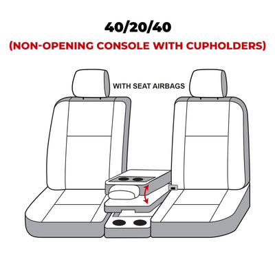 Covercraft Polycotton SeatSaver Charcoal Front Seat Covers — Fits 2019-2022 Ford F-150/F-250/F-350 Super Duty