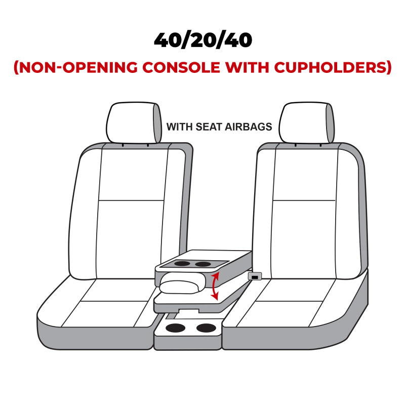 Covercraft Polycotton SeatSaver Charcoal Front Seat Covers — Fits 2019-2022 Ford F-150/F-250/F-350 Super Duty