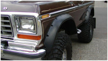 Cargar imagen en el visor de la galería, Bushwacker 78-79 Ford Bronco Cutout Style Flares 2pc - Black