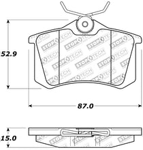 Cargar imagen en el visor de la galería, StopTech 02-08 Audi A4 Quattro / 2/99-02 Audi S4 / 93-10 VW Golf GL/GLS Performance Rear Brake Pads