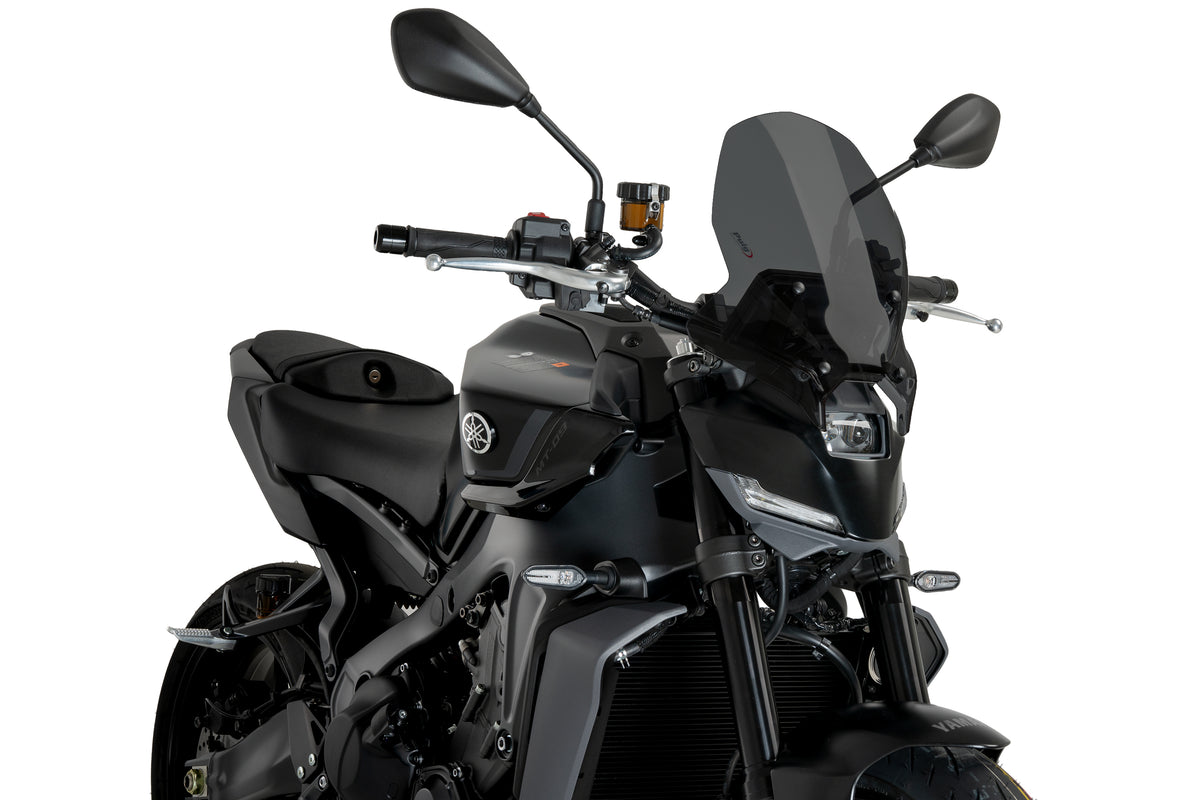 PUIG Windscreen Naked NEW GEN Touring Dark Smoke YAM (22078F)