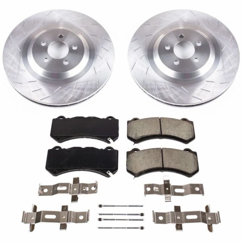 Power Stop Z17 Autospecialty Front Brake Kit — Fits 2015-2020 Dodge Charger/Challenger