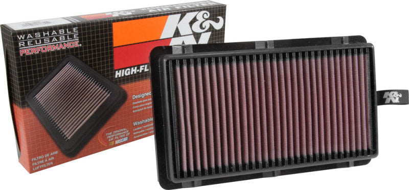 K&N 33-3064 Replacement Drop-In Air Filter — Fits 15-18 Kia Sorrento III L4-2.2L DSL