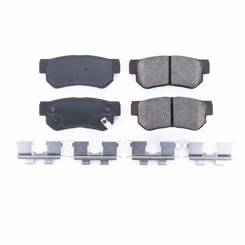 Power Stop 06-09 Hyundai Azera Rear Z17 Evolution Ceramic Brake Pads w/Hardware